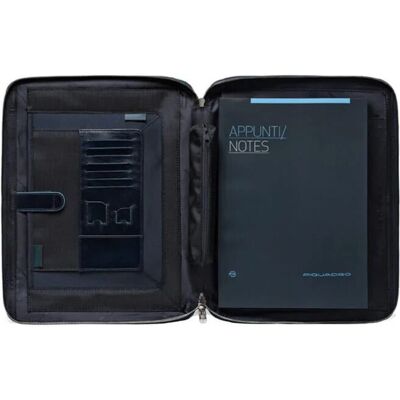 Porte Document Piquadro Pb2629b2 Presse-Papiers Homme Cuir Bleu - Publicité Porte Document Piquadro Pb2629b2 Presse-Papiers Homme Cuir Bleu - Publicité