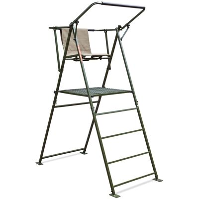 Equipement Express Sicoba Mirador De Chasse Mirador De Battue Avec Siège Assise 1,60m - Publicité Equipement Express Sicoba Mirador De Chasse Mirador De Battue Avec Siège Assise 1,60m - Publicité