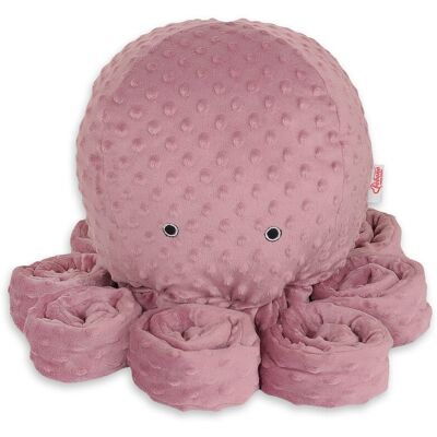Bobono Grande Peluche Pieuvre Xxl - Rose Rétro - Publicité Bobono Grande Peluche Pieuvre Xxl - Rose Rétro - Publicité
