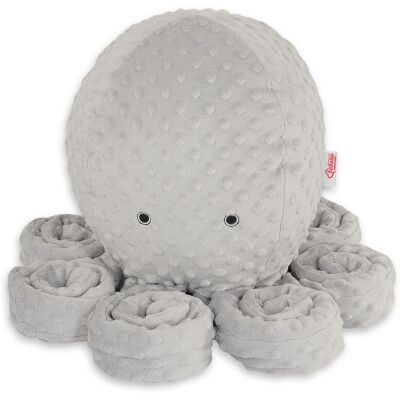 Bobono Grande Peluche Pieuvre Xxl - Grise - Publicité Bobono Grande Peluche Pieuvre Xxl - Grise - Publicité
