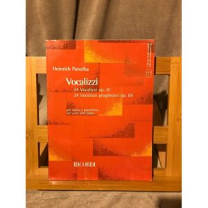 H. Panofka Vocalizzi Vocalises Opus 81 / 85 Partition Chant Piano 2 Cd Ricordi - Publicité H. Panofka Vocalizzi Vocalises Opus 81 / 85 Partition Chant Piano 2 Cd Ricordi - Publicité