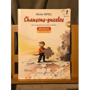 Olivier Ripoll Chansons-Puzzle Chansonnier Autodictées Vol. 1 Éd. Billaudot Cd - Publicité Olivier Ripoll Chansons-Puzzle Chansonnier Autodictées Vol. 1 Éd. Billaudot Cd - Publicité