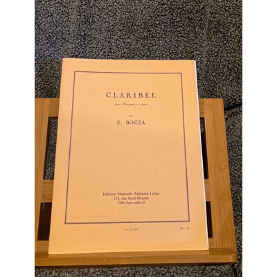 Eugène Bozza Claribel Pour Clarinette Et Piano Partition Éditions Leduc - Publicité Eugène Bozza Claribel Pour Clarinette Et Piano Partition Éditions Leduc - Publicité