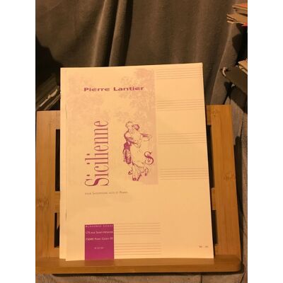 Pierre Lantier Sicilienne Pour Saxophone Alto Et Piano Partition Éditions Leduc - Publicité Pierre Lantier Sicilienne Pour Saxophone Alto Et Piano Partition Éditions Leduc - Publicité