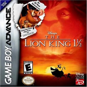 Disney S The Lion King 1 1/2 (Nintendo Game Boy Advance) - Publicité Disney S The Lion King 1 1/2 (Nintendo Game Boy Advance) - Publicité