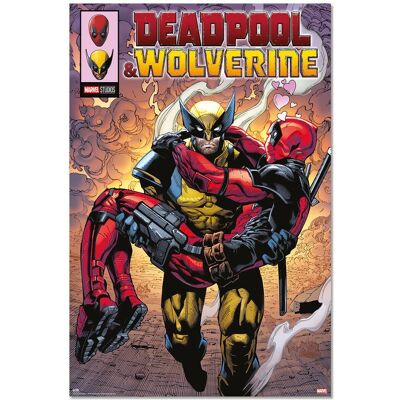 Affiche Grupo Erik Marvel Deadpool et Wolverine 2 61x91,5cm - Affiche - Publicité Affiche Grupo Erik Marvel Deadpool et Wolverine 2 61x91,5cm - Affiche - Publicité