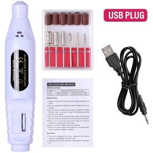 Lulaa Ponceuse Electrique Pour Enlever Vernis Des Ongles Portable Outils De Manucure - Publicité Lulaa Ponceuse Electrique Pour Enlever Vernis Des Ongles Portable Outils De Manucure - Publicité