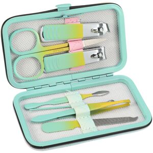 Uxcell Ensemble 7 En 1 Manucure Ongles Agrafepers Trousse Acier Manucure Pédicure Soin - Publicité Uxcell Ensemble 7 En 1 Manucure Ongles Agrafepers Trousse Acier Manucure Pédicure Soin - Publicité