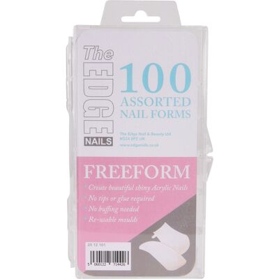 Edge The Bord Forme Libre Ongle 100 Assorti Embouts Double Re Utilisable Large Gamme - Publicité Edge The Bord Forme Libre Ongle 100 Assorti Embouts Double Re Utilisable Large Gamme - Publicité