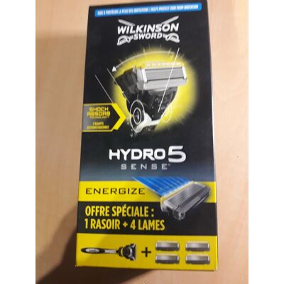 Rasoir Wilkinson Hydro 5 Sense Energize : 1 Rasoir + 4 Recharges ...Neuf - Publicité Rasoir Wilkinson Hydro 5 Sense Energize : 1 Rasoir + 4 Recharges ...Neuf - Publicité
