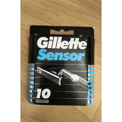Pack 10 Lames Gillette Sensor Recharges De Rasoir Rasage Original N.O.S* Vintage - Publicité Pack 10 Lames Gillette Sensor Recharges De Rasoir Rasage Original N.O.S* Vintage - Publicité