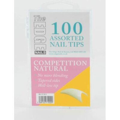 Edge The Bord Naturel Competition 100 Assorti Ongle Embouts Bien Moins Sans Mélange - Publicité Edge The Bord Naturel Competition 100 Assorti Ongle Embouts Bien Moins Sans Mélange - Publicité