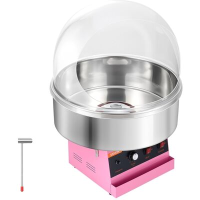 Vevor Machine À Barbe À Papa Électrique Avec Bulle De Protection 1000 W Rose - Publicité Vevor Machine À Barbe À Papa Électrique Avec Bulle De Protection 1000 W Rose - Publicité