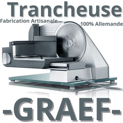 Trancheuse Electrique Graef Machine Électrique 170w Gris Acier Inoxydable - Publicité Trancheuse Electrique Graef Machine Électrique 170w Gris Acier Inoxydable - Publicité