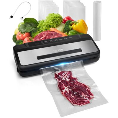 Vevor Machine Sous Vide Alimentaire Automatique Compact 120 W 80 Kpa 10 Sacs - Publicité Vevor Machine Sous Vide Alimentaire Automatique Compact 120 W 80 Kpa 10 Sacs - Publicité