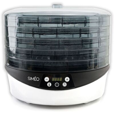 Simeo NutriDry DRP500 - Déshydrateur avec 5 plateaux & Thermostat réglable - Publicité Simeo NutriDry DRP500 - Déshydrateur avec 5 plateaux & Thermostat réglable - Publicité