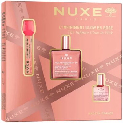 Parapharmacie en ligne > Beauté & Soins > Idées cadeaux > Coffrets Nuxe Coffret L'Infiniment Glow en Rose - Publicité Parapharmacie en ligne > Beauté & Soins > Idées cadeaux > Coffrets Nuxe Coffret L'Infiniment Glow en Rose - Publicité