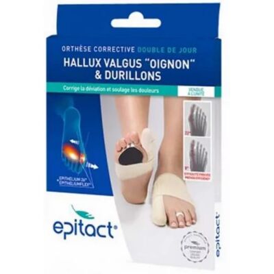Parapharmacie en ligne > Matériel Médical > Orthopédie > Attelles de cheville et de pied Epitact Orthèse Double Epithélium + Hallux ValgusS - Publicité Parapharmacie en ligne > Matériel Médical > Orthopédie > Attelles de cheville et de pied Epitact Orthèse Double Epithélium + Hallux ValgusS - Publicité