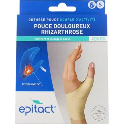 Orthèse pouce souple Epitact - Soulagement rhizarthrose - Publicité Orthèse pouce souple Epitact - Soulagement rhizarthrose - Publicité