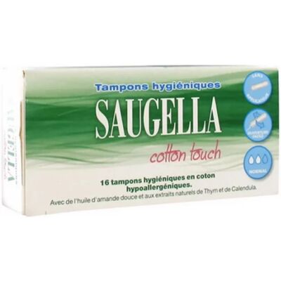 Tampons Saugella Cotton Touch Normaux - Hypoallergéniques, 16 pcs - Publicité Tampons Saugella Cotton Touch Normaux - Hypoallergéniques, 16 pcs - Publicité