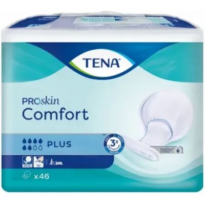 TENA Comfort Plus Protections d'Incontinence - Fuites Moyennes à Sévères - Neutralisateur d'odeurs - Publicité TENA Comfort Plus Protections d'Incontinence - Fuites Moyennes à Sévères - Neutralisateur d'odeurs - Publicité