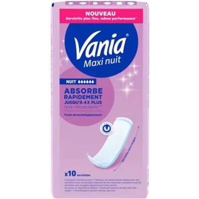 Parapharmacie en ligne > Hygiène & Premiers soins > Produits d'hygiène intime > Protections hygiéniques > Serviettes et culottes lavables Vania Maxi Nuit Serviettes x 10 - Publicité Parapharmacie en ligne > Hygiène & Premiers soins > Produits d'hygiène intime > Protections hygiéniques > Serviettes et culottes lavables Vania Maxi Nuit Serviettes x 10 - Publicité