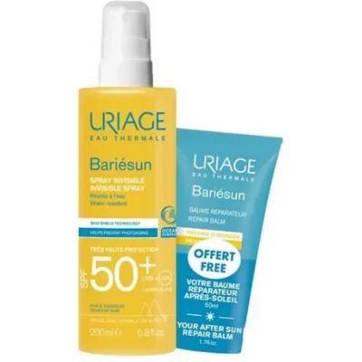 Uriage Spray SPF 50+ - Protection Solaire Haute Performance - Publicité Uriage Spray SPF 50+ - Protection Solaire Haute Performance - Publicité