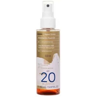 Korres Huile Sèche Bronzante SPF20 - Huile Solaire - Publicité Korres Huile Sèche Bronzante SPF20 - Huile Solaire - Publicité