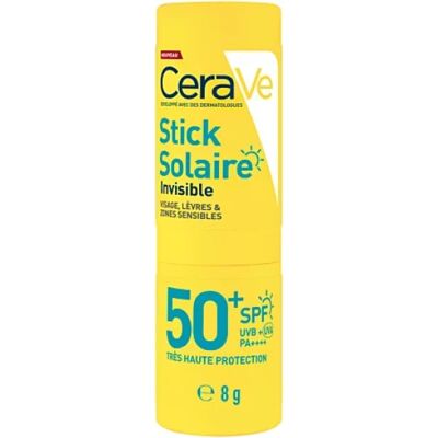Parapharmacie en ligne > Beauté & Soins > Produits solaires > Produits de protection solaire CeraVe Stick Solaire Invisible SPF50+ 8 g - Publicité Parapharmacie en ligne > Beauté & Soins > Produits solaires > Produits de protection solaire CeraVe Stick Solaire Invisible SPF50+ 8 g - Publicité