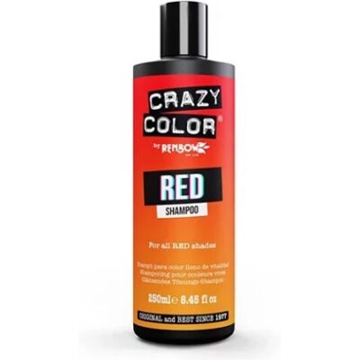 Shampoo Rouge Vibrant CRAZY COLOR - 8,45 oz - Couleur de cheveux - Publicité Shampoo Rouge Vibrant CRAZY COLOR - 8,45 oz - Couleur de cheveux - Publicité