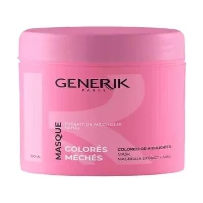 Générik Masque Cheveux - Réparation & Brillance - 500ML - Publicité Générik Masque Cheveux - Réparation & Brillance - 500ML - Publicité