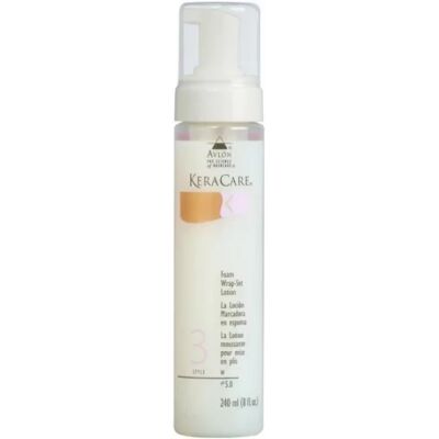 KeraCare Foam Wrap Set Lotion - Lotion pour enveloppement moussant - Publicité KeraCare Foam Wrap Set Lotion - Lotion pour enveloppement moussant - Publicité