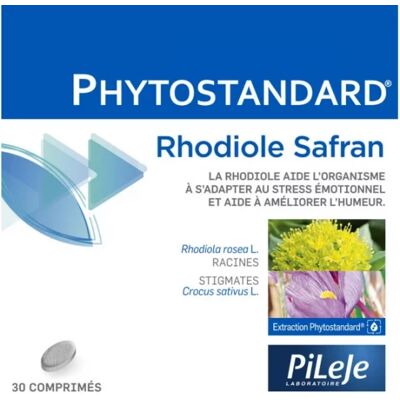 PiLeJe Rhodiola Safran 30 Comprimés - Soutien au Stress - Publicité PiLeJe Rhodiola Safran 30 Comprimés - Soutien au Stress - Publicité