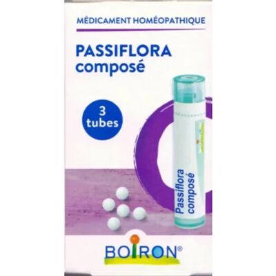 Médicaments sans ordonnance > Homéopathie > Granules homéopathiques Boiron Homéopack Passiflora Composé Tubes Granules x 3 - Publicité Médicaments sans ordonnance > Homéopathie > Granules homéopathiques Boiron Homéopack Passiflora Composé Tubes Granules x 3 - Publicité