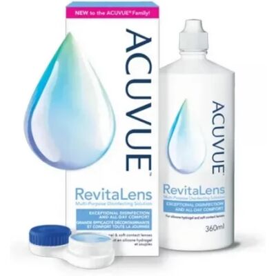 Parapharmacie en ligne > Hygiène & Premiers soins > Produits pour l'hygiène des yeux Acuvue Revitalens Solution Lentilles 360 ml - Publicité Parapharmacie en ligne > Hygiène & Premiers soins > Produits pour l'hygiène des yeux Acuvue Revitalens Solution Lentilles 360 ml - Publicité