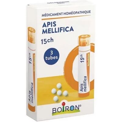 Médicaments sans ordonnance > Homéopathie > Granules homéopathiques Boiron Homéopack Apis Mellifica 15CH Tubes Granules x 3 - Publicité Médicaments sans ordonnance > Homéopathie > Granules homéopathiques Boiron Homéopack Apis Mellifica 15CH Tubes Granules x 3 - Publicité
