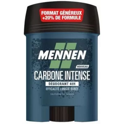 Déodorant Mennen Carbon Intense - Pack 3/6 - Protection 48h - Publicité Déodorant Mennen Carbon Intense - Pack 3/6 - Protection 48h - Publicité