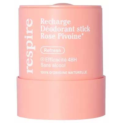 Parapharmacie en ligne > Hygiène & Premiers soins > Déodorants Respire Déodorant Stick Rose Pivoine Recharge Bio 50 g - Publicité Parapharmacie en ligne > Hygiène & Premiers soins > Déodorants Respire Déodorant Stick Rose Pivoine Recharge Bio 50 g - Publicité
