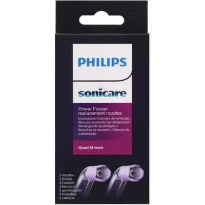 Parapharmacie en ligne > Hygiène & Premiers soins > Soins bucco-dentaires > Brosses à dents Philips Sonicare Power Flosser Quad Stream Canules de Rechange x 2 - Publicité Parapharmacie en ligne > Hygiène & Premiers soins > Soins bucco-dentaires > Brosses à dents Philips Sonicare Power Flosser Quad Stream Canules de Rechange x 2 - Publicité