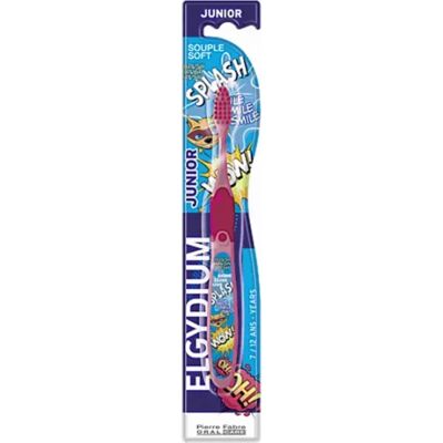 Brosse à Dents Junior Raccoon Elgydium - 7-12 ans - Publicité Brosse à Dents Junior Raccoon Elgydium - 7-12 ans - Publicité