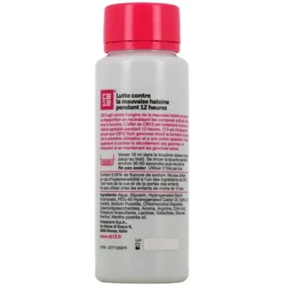 Parapharmacie en ligne > Hygiène & Premiers soins > Soins bucco-dentaires > Bains de bouche CB12 Soin Gencives Bain de Bouche250 ml - Publicité Parapharmacie en ligne > Hygiène & Premiers soins > Soins bucco-dentaires > Bains de bouche CB12 Soin Gencives Bain de Bouche250 ml - Publicité