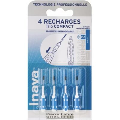 Recharge Inava Trio Compacte - Recharge Brossettes ISO 1 0.8mm - Publicité Recharge Inava Trio Compacte - Recharge Brossettes ISO 1 0.8mm - Publicité