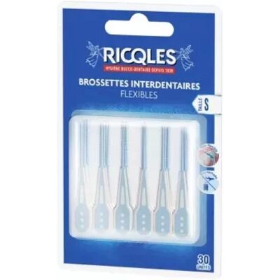 Parapharmacie en ligne > Hygiène & Premiers soins > Soins bucco-dentaires > Brosses à dents Ricqlès Brossettes Interdentaires Flexibles x 30S - Publicité Parapharmacie en ligne > Hygiène & Premiers soins > Soins bucco-dentaires > Brosses à dents Ricqlès Brossettes Interdentaires Flexibles x 30S - Publicité