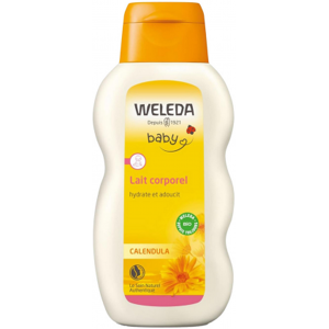 Lait pour bébé à la calendula - Hydrate et adoucit - Publicité Lait pour bébé à la calendula - Hydrate et adoucit - Publicité
