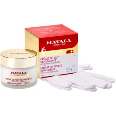 Crème de Nuit Réparatrice Mavala pour Mains - Crème de Nuit - Publicité Crème de Nuit Réparatrice Mavala pour Mains - Crème de Nuit - Publicité
