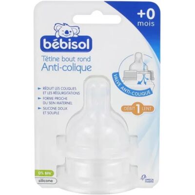 Parapharmacie en ligne > Bébé & Maman > Biberons et tétines > Tétines Bébisol Tétine Bout Rond Anti-Colique x 2 - Publicité Parapharmacie en ligne > Bébé & Maman > Biberons et tétines > Tétines Bébisol Tétine Bout Rond Anti-Colique x 2 - Publicité