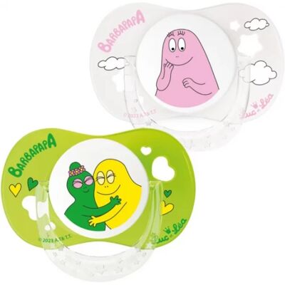 Tétine Luc et Léa - Barbapapa Anatomique 6-18 Mois - Publicité Tétine Luc et Léa - Barbapapa Anatomique 6-18 Mois - Publicité