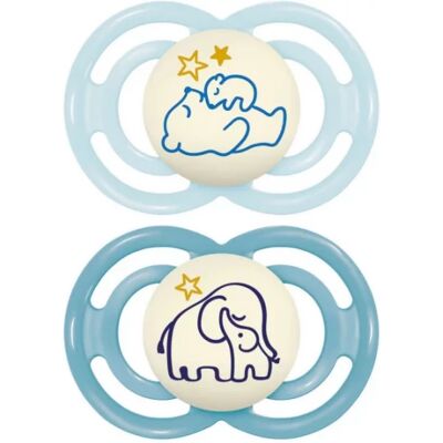 Parapharmacie en ligne > Bébé & Maman > Accessoires bébé > Sucettes et attache-sucettes MAM Sucette Perfect Nuit 18+ Mois Silicone x 2 Animaux - Publicité Parapharmacie en ligne > Bébé & Maman > Accessoires bébé > Sucettes et attache-sucettes MAM Sucette Perfect Nuit 18+ Mois Silicone x 2 Animaux - Publicité