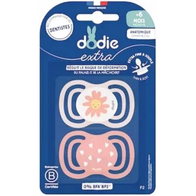 Parapharmacie en ligne > Bébé & Maman > Accessoires bébé > Sucettes et attache-sucettes Dodie Sucettes Anatomiques Extra Fines +6 Mois x 2 Rose - Publicité Parapharmacie en ligne > Bébé & Maman > Accessoires bébé > Sucettes et attache-sucettes Dodie Sucettes Anatomiques Extra Fines +6 Mois x 2 Rose - Publicité