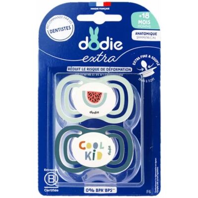 Parapharmacie en ligne > Bébé & Maman > Accessoires bébé > Sucettes et attache-sucettes Dodie Sucettes Anatomiques Extra Fines +18 Mois x 2 Vert - Publicité Parapharmacie en ligne > Bébé & Maman > Accessoires bébé > Sucettes et attache-sucettes Dodie Sucettes Anatomiques Extra Fines +18 Mois x 2 Vert - Publicité